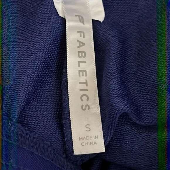 Fabletics Navy Blue Drawstring Waist Jogger Pants - Size Small - Picture 4 of 4